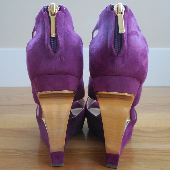 $1190~CHRISTIAN DIOR~Cut Out ILLUSION Wedges~8.5/9 - Picture 6 of 10